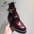 BALENCIAGA Ceinture cut-out leather ankle boots